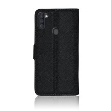 Etui Portefeuille Zanae pour Samsung Galaxy A11 / M11 Noir