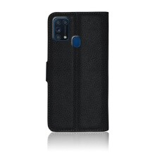 Étui portefeuille Zanae noir pour Samsung Galaxy M31