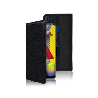 Étui portefeuille Zanae noir pour Samsung Galaxy M31