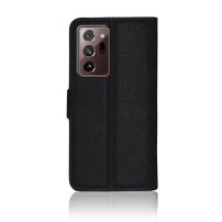 Étui portefeuille noir pour Galaxy Note 20 Ultra