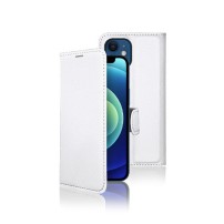 Étui Portefeuille Zanae pour iPhone 12 Mini en blanc