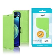 Étui portefeuille vert Zanae pour iPhone 12 Mini