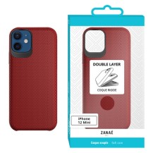 Coque Double Layer rouge pour iPhone 12 Mini
