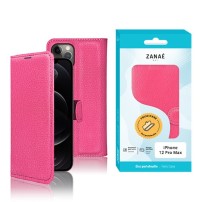 Etui Portefeuille Fushia pour iPhone 12 Pro Max
