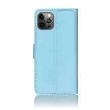 Etui Portefeuille Zanae bleu clair pour iPhone 12 Pro Max