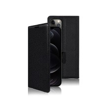 Étui Portefeuille Zanae pour iPhone 12 Pro Max Noir