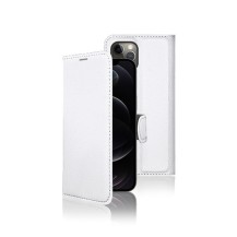 Etui portefeuille Zanae blanc pour iPhone 12 Pro Max