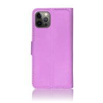 Etui Portefeuille Zanae violet pour iPhone 12 Pro Max
