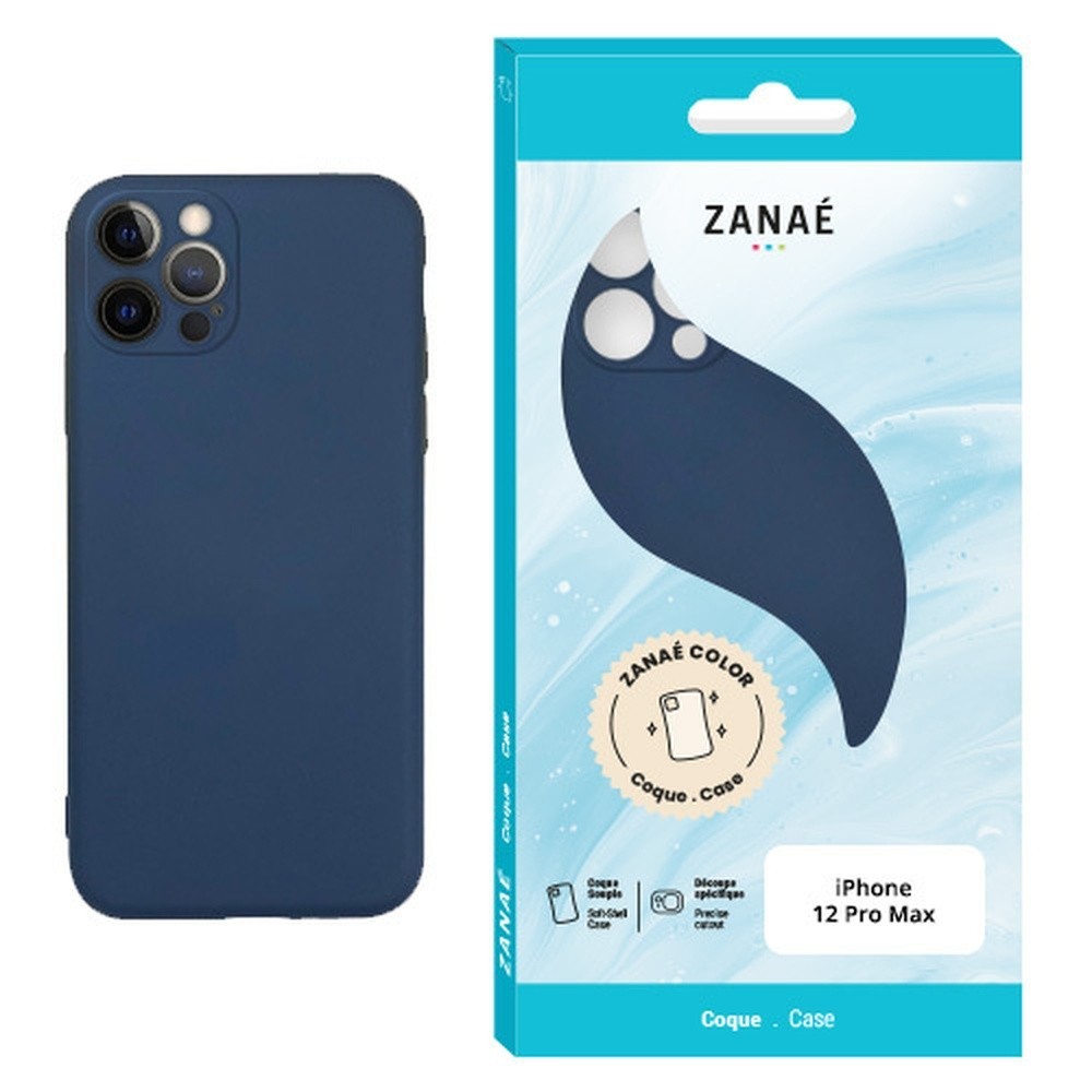 Coque Zanae Color marine pour iPhone 12 Pro Max