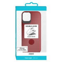 Coque Double Layer rouge pour iPhone 12 Pro Max