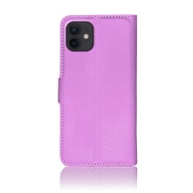 Étui portefeuille violet pour iPhone 12 et iPhone 12 Pro