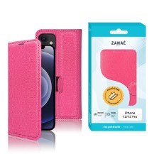 Étui Portefeuille Fushia pour iPhone 12 et 12 Pro