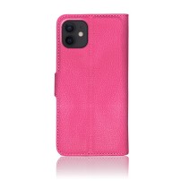 Étui Portefeuille Fushia pour iPhone 12 et 12 Pro