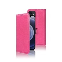 Étui Portefeuille Fushia pour iPhone 12 et 12 Pro