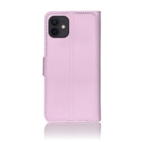 Étui portefeuille Zanae rose pour iPhone 12 et iPhone 12 Pro