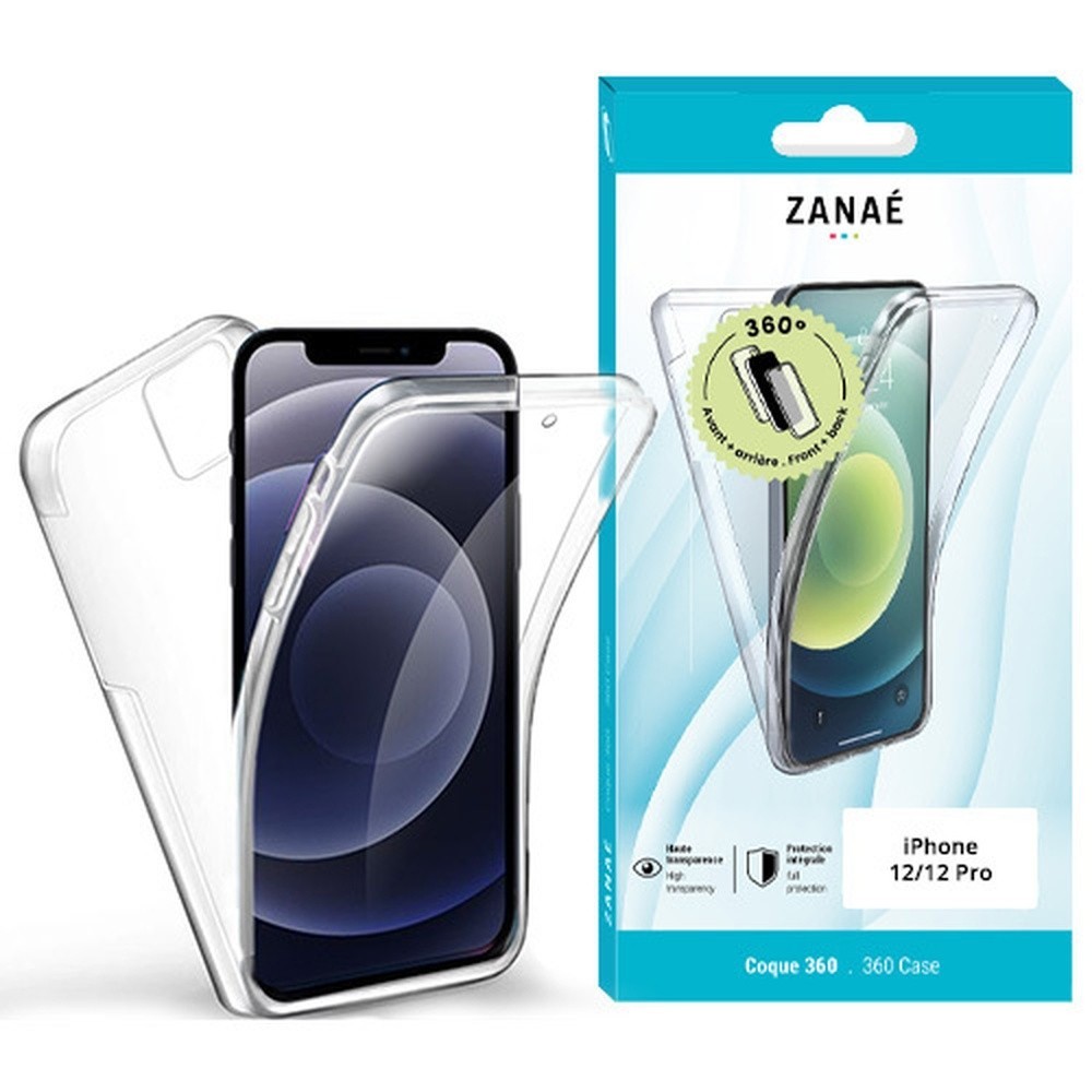 Image de la coque 360° transparente pour iPhone 12/12 Pro