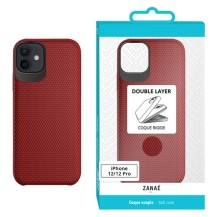 Coque Double Layer Rouge pour iPhone 12 et 12 Pro