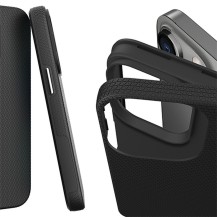 Coque Double Layer noire pour iPhone 12 et 12 Pro