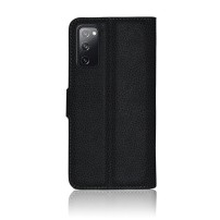 Etui Portefeuille Zanae pour Samsung Galaxy S20 FE en noir