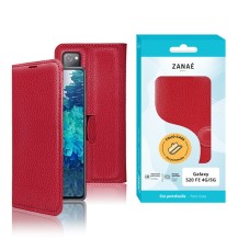 Étui Portefeuille Zanae Rouge pour Samsung Galaxy S20 FE