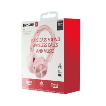 Casque audio bluetooth Trix Swissten rose