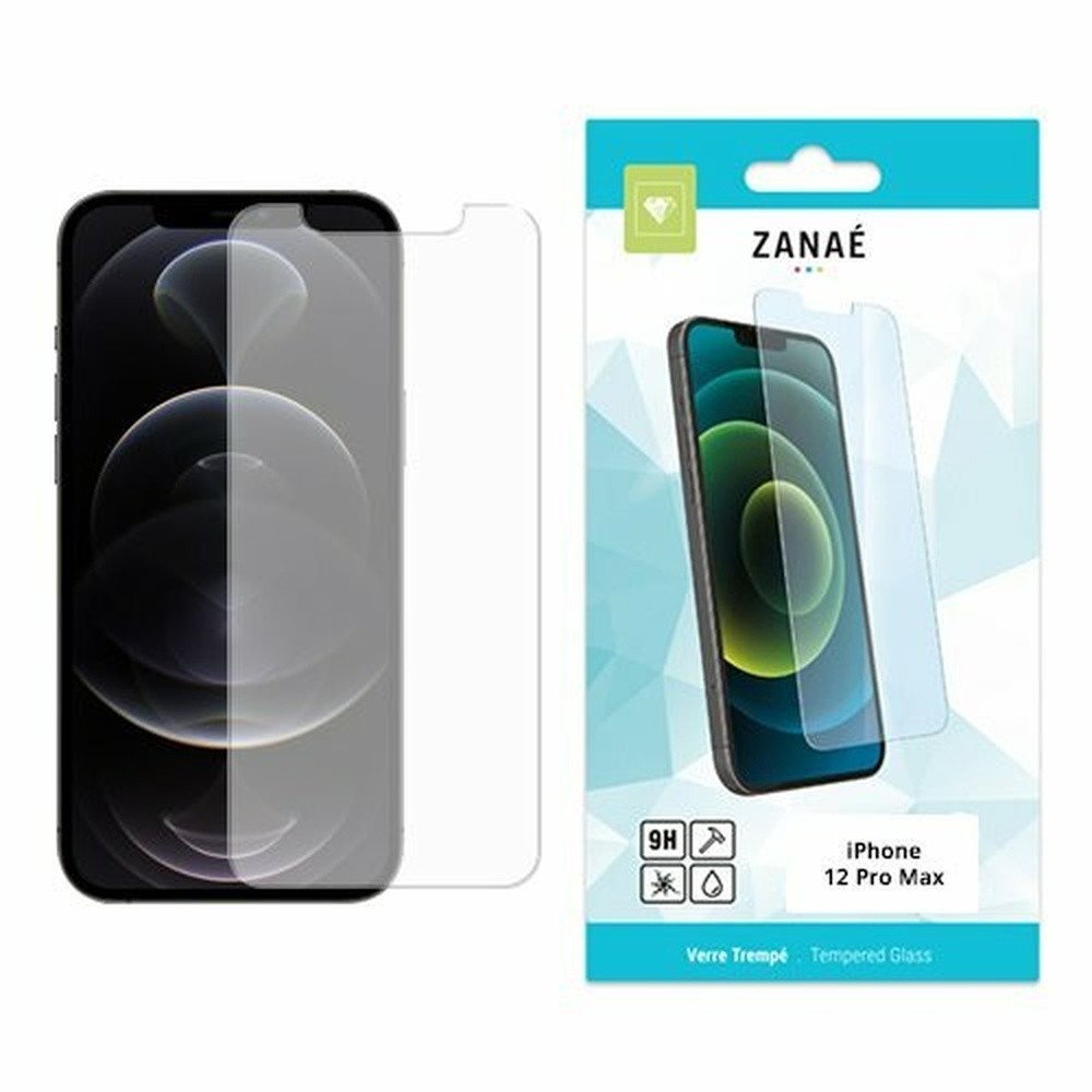 Verre trempé transparent pour iPhone 12 Pro Max