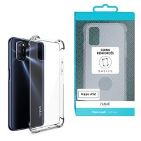 Coque Silicone transparente avec coins renforcés pour Oppo A52