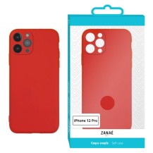 Coque Zanae Color rouge pour iPhone 12 Pro en TPU