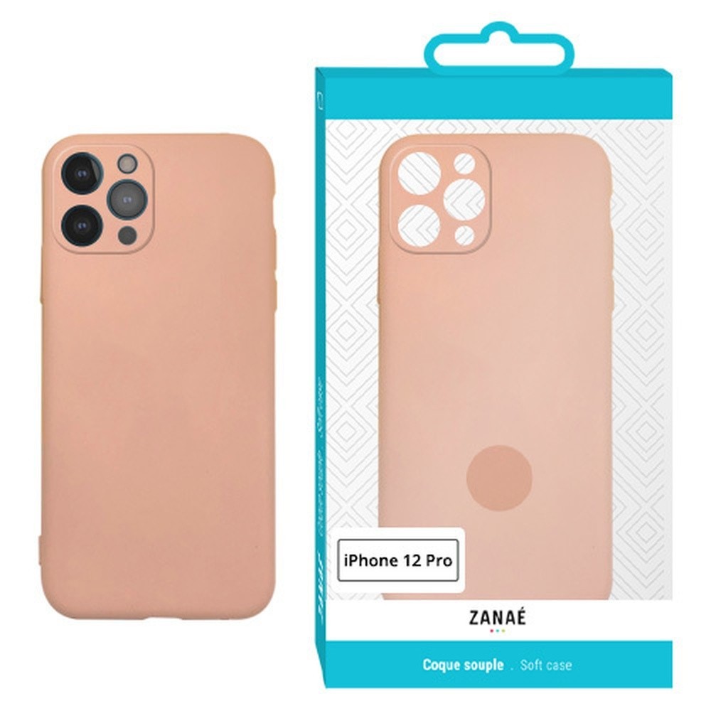 Image principale de la coque Zanae Color pour iPhone 12 Pro rose