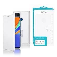Etui portefeuille Zanae blanc pour Xiaomi Redmi