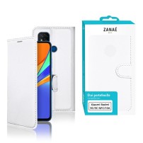 Etui portefeuille Zanae blanc pour Xiaomi Redmi