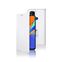 Etui portefeuille Zanae blanc pour Xiaomi Redmi