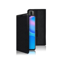Étui portefeuille noir pour Huawei P Smart (2021)
