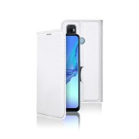 Etui Portefeuille Zanae Blanc pour Oppo A53 et A53s