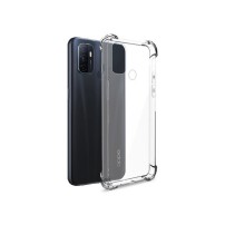 Coque en silicone transparent avec coins renforcés pour Oppo A53/A53s