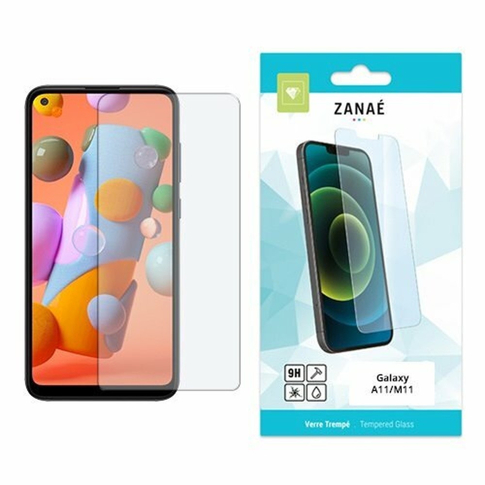 Verre trempé transparent pour Samsung Galaxy A11