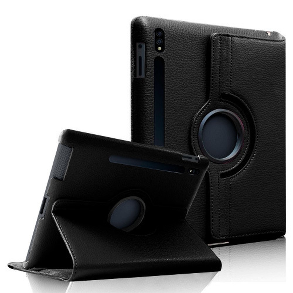 Étui rotatif noir pour Galaxy Tab