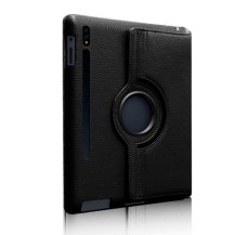 Étui rotatif noir pour Galaxy Tab