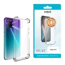 Coque en silicone transparente avec coins renforcés pour Oppo A72