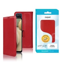 Etui Portefeuille Zanae rouge pour Samsung Galaxy A12/M12