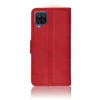 Etui Portefeuille Zanae rouge pour Samsung Galaxy A12/M12