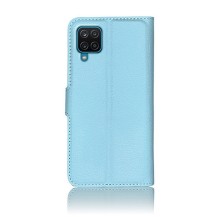 Étui Portefeuille Zanae bleu clair pour Samsung Galaxy A12 et M12