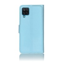 Étui Portefeuille Zanae bleu clair pour Samsung Galaxy A12 et M12