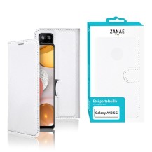 Etui Portefeuille Zanae blanc pour Samsung Galaxy A42 5G