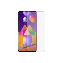 Verre trempé transparent pour Samsung Galaxy M31s offrant une protection optimale.