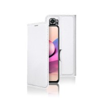 Étui Portefeuille Zanae Blanc pour Redmi Note 10 et Poco M5s