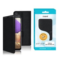 Etui Portefeuille Zanae pour Galaxy A32/M32 5G Noir