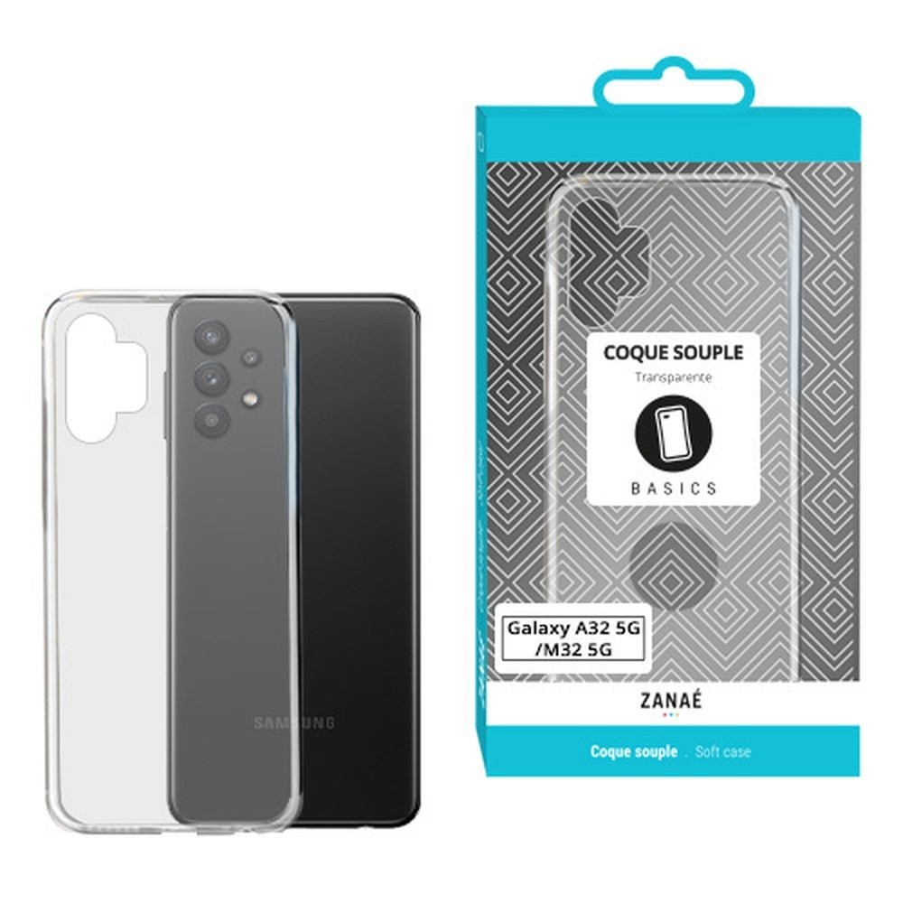 Coque Softgel transparente pour Galaxy A32 5G et M32 5G