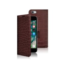 Étui Zanae Croco Chocolat pour iPhone 6/6s