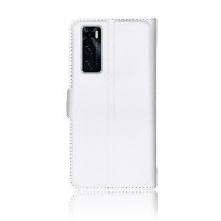 Étui portefeuille blanc compatible avec Vivo Y70